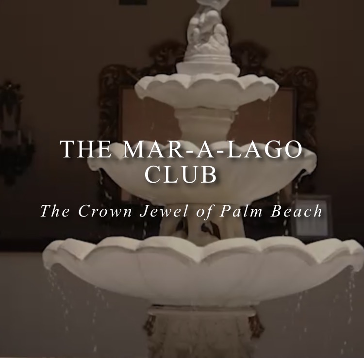 The Mar-a-Lago Club fountain